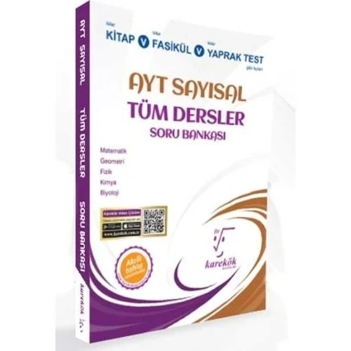 AYT SAYISAL TÜM DERSLER SORU BANKASI   KAREKÖK ürün görseli 1