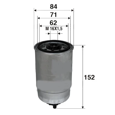 YAKIT FİLTRESİ BOXER 2.0HDI-2.8HDI 00- -DUCATO 2.0JTD-2.8JTD 00-02 -JUMPER 2.0HDI-2.2HDI DOBLO 1.9 ürün görseli 1