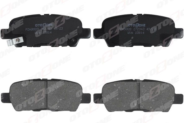 ARKA BALATA NISSAN XTRAIL 2.0-2.2DCI 01 INFINITI FX35 3.5 03 FX45 4.5 03 GDB3294 ürün görseli 1