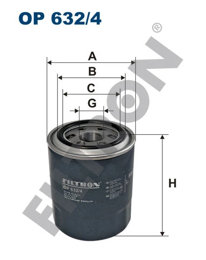 YAĞ FİLTRESİ H100 2.5 TCI-STAREX 97- 2.5 TDCI - H1 01- 2.5 CRDI W933.4 ürün görseli 1