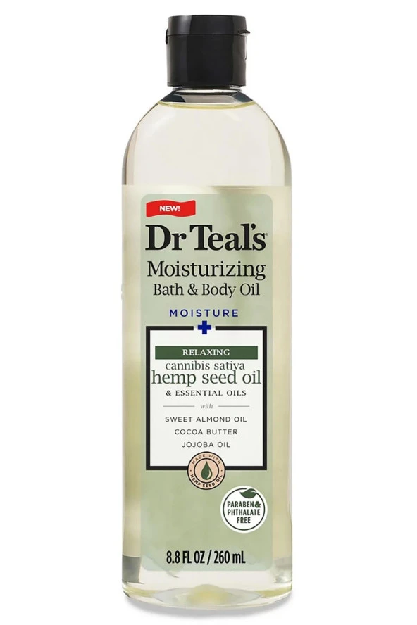 Dr.Teals Relaxing Nemlendirici Banyo ve Vücut Yağı 260ML ürün görseli 1