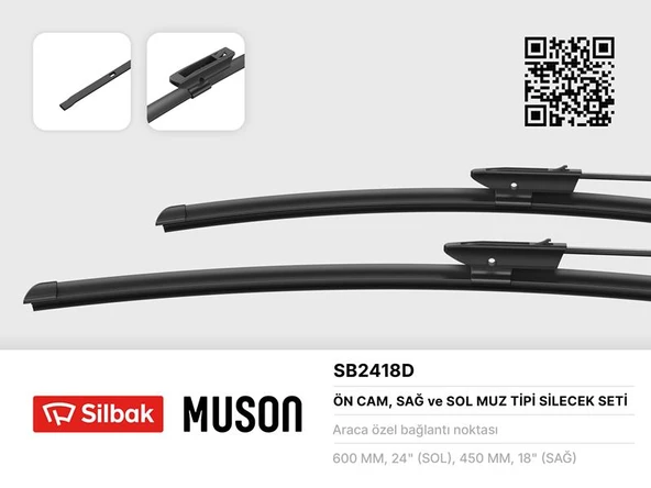 SİLECEK SÜPÜRGESİ 600/450mm MUZ TİPİ MGN II 01/06 ürün görseli 1