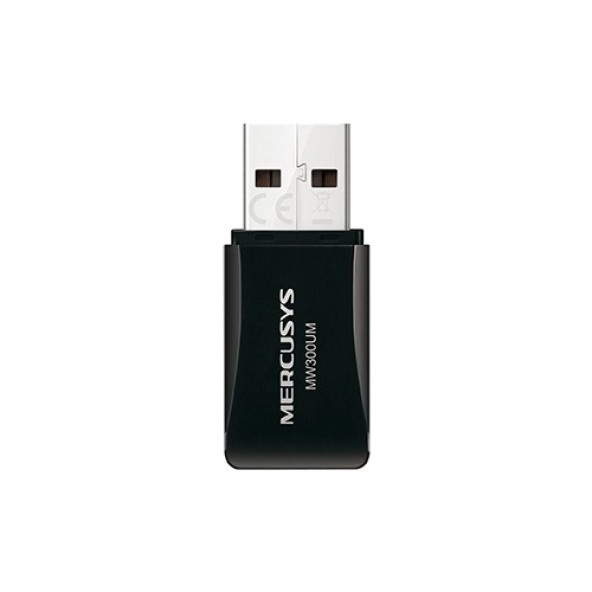 Mercusys MW300UM N300 Mbps Wireless Mini USB Adaptör - Resim 2