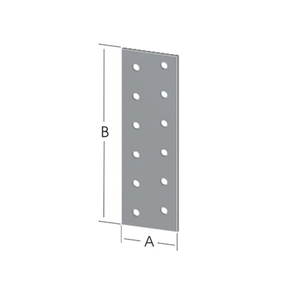 Düz Lama Bağlantı Sac Gönye 40x100mm ürün görseli 1