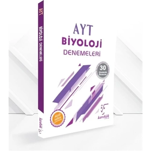 KAREKÖK AYT BİYOLOJİ 30 DENEME SINAVI ürün görseli 1