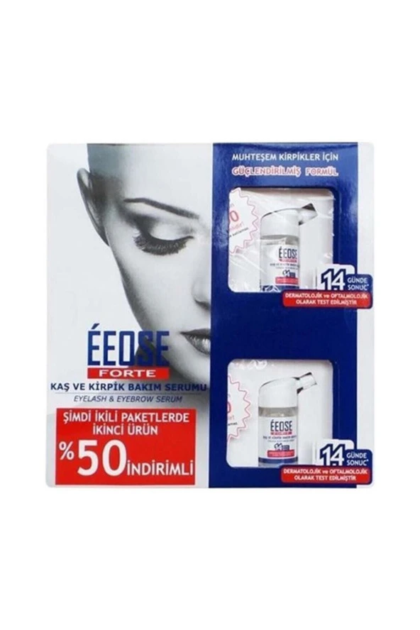 EEOSE Forte Kaş Ve Kirpik Bakım Serumu Ikili Fırsat Paketi 2x10 ml ürün görseli 1