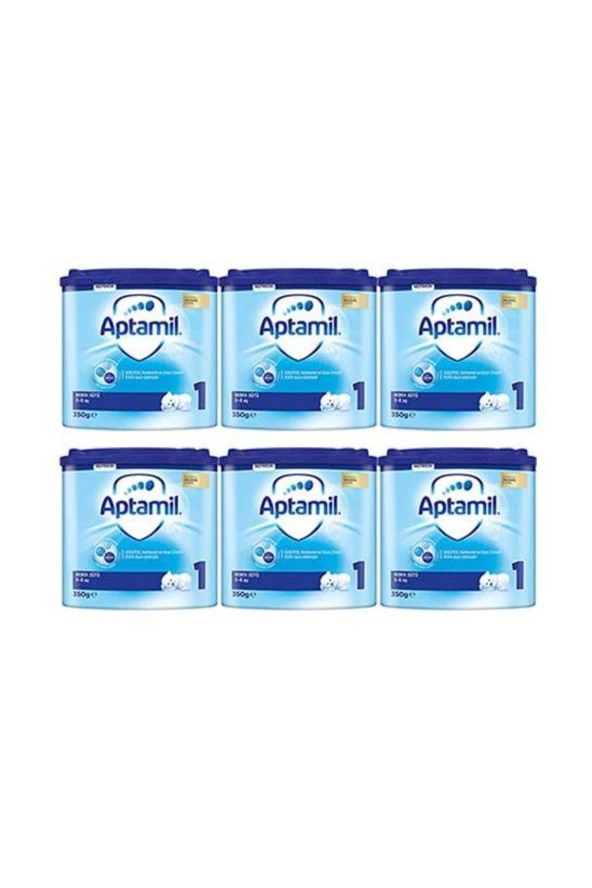 APTAMİL 1 Numara Bebek Sütü 350 gr - 6'lı Paket ürün görseli 1