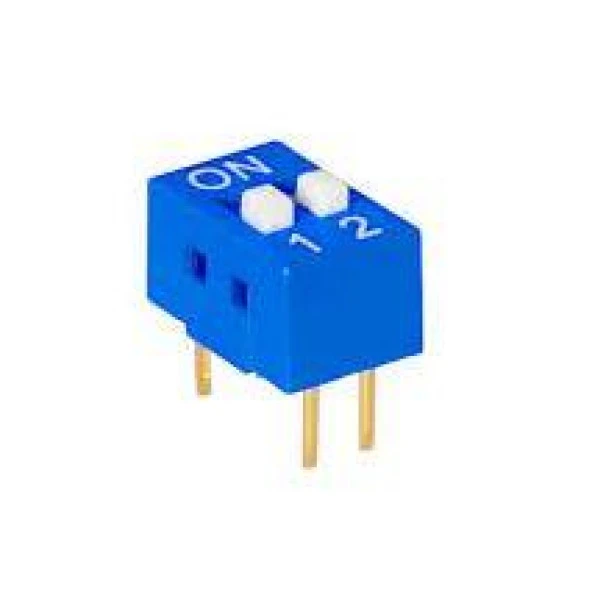 2li Dip Switch ON-OFF Mavi ürün görseli 1
