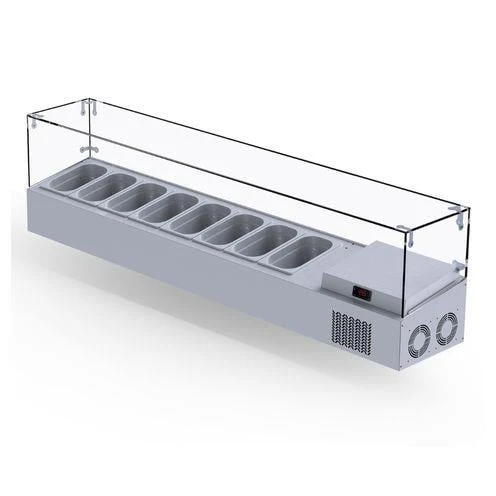 Iceinox Set Üstü Saladbar Cam Kapak GN 1/4-150: 8 Adet ürün görseli 1