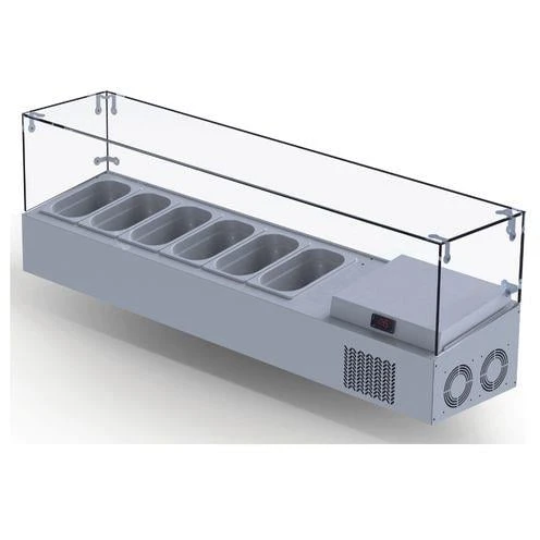 Iceinox Set Üstü Saladbar Cam Kapak GN 1/4-150: 6 Adet ürün görseli 1