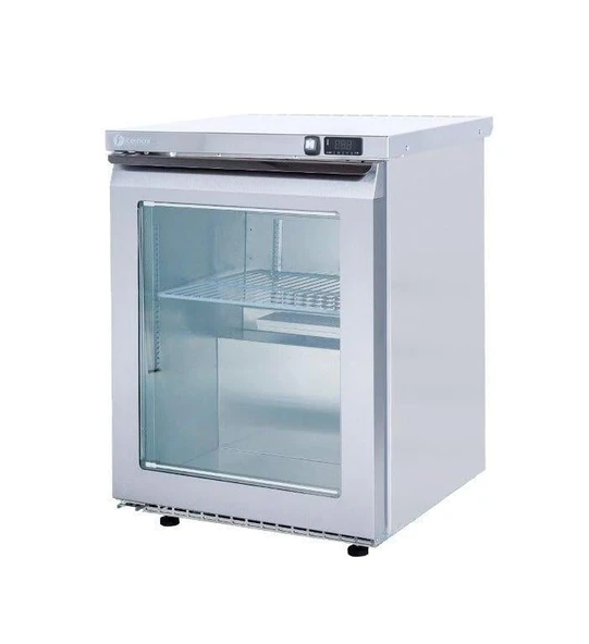 Iceinox Tezgah Altı Mini Derin Dondurucu Cam Kapılı 140 Lt ürün görseli 1