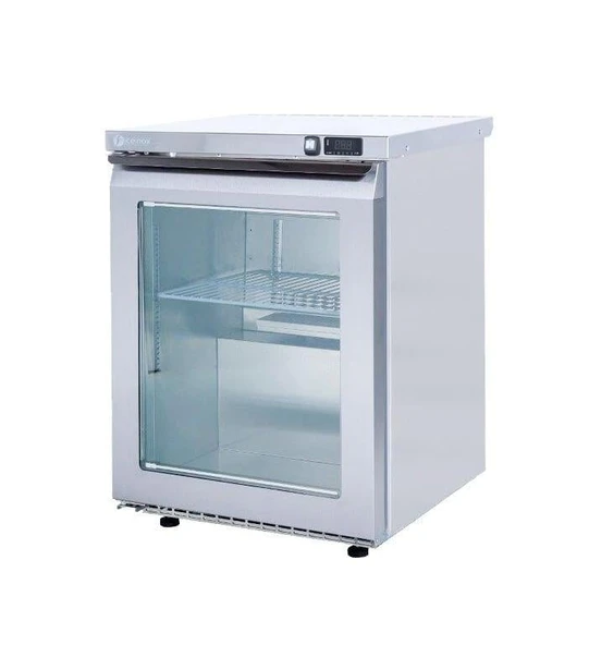 Iceinox Tezgah Altı Mini Derin Dondurucu Cam Kapılı 140 Lt ürün görseli 1
