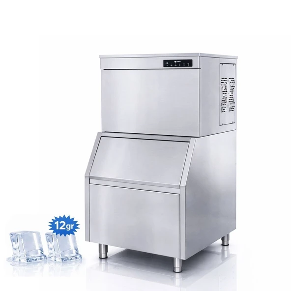 Iceinox 400 kg/gün Hazne Dahil Küp Buz Makinesi – ICE 500 ürün görseli 1