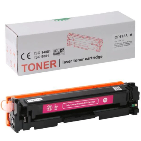 HP Uyumlu CF413A (410A) & CANON Uyumlu CRG-046M Toner KIRMIZI ürün görseli 1