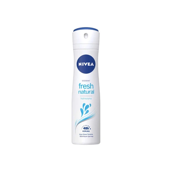 Nivea Fresh Natural Deodorant Sprey 150ml ürün görseli 1
