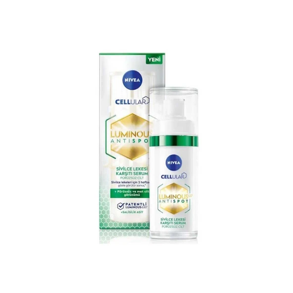 Nivea Cellular Luminous 630 Sivilce Lekesi Karşıtı Serum 30ml ürün görseli 1