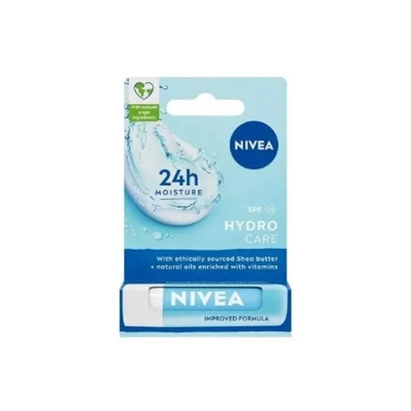 Nivea Hydro Care Dudak Bakım Kremi SPF15 4.8g ürün görseli 1