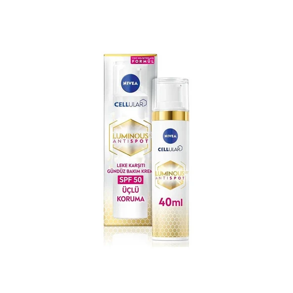 Nivea Cellular Luminous 630 AntiSpot Leke Karşıtı Gündüz Bakım Kremi SPF50 40ml ürün görseli 1