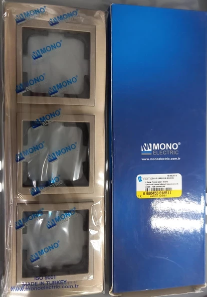 MONO CHROME BRONZ ÜÇLÜ ÇERÇEVE 106-430000-162 ürün görseli 1