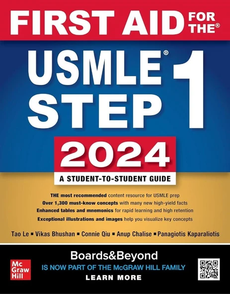 First Aid for the USMLE Step 1  2024  Tao Le, Vikas Bhushan, Qiu ürün görseli 1