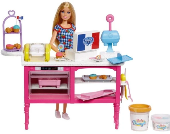Barbie'nin  Eğlenceli Kafesi Oyun Seti HJY19 Lisanslı Ürün ürün görseli 1