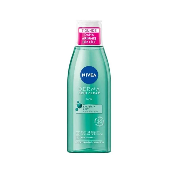 Nivea Derma Skin Clear Tonik 200ml ürün görseli 1