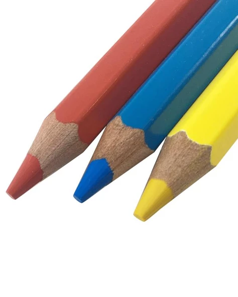 Play-Doh Jumbo Kuru Kalem Boya Seti 12li - Resim 3