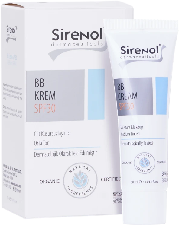 Sirenol BB Krem SPF30 Orta Ton 30 mL ürün görseli 1