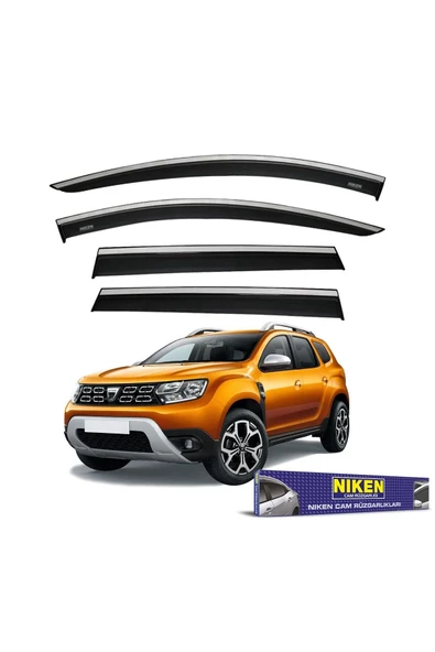 Dacia Duster Cam Rüzgarlığı Kromlu 2018+ ürün görseli 1