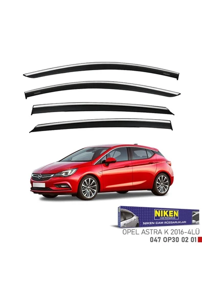 Opel Astra K Cam Rüzgarlığı Kromlu 2017+ ürün görseli 1