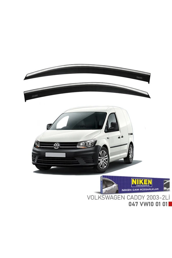 Vw Caddy Cam Rüzgarlığı Kromlu ürün görseli 1