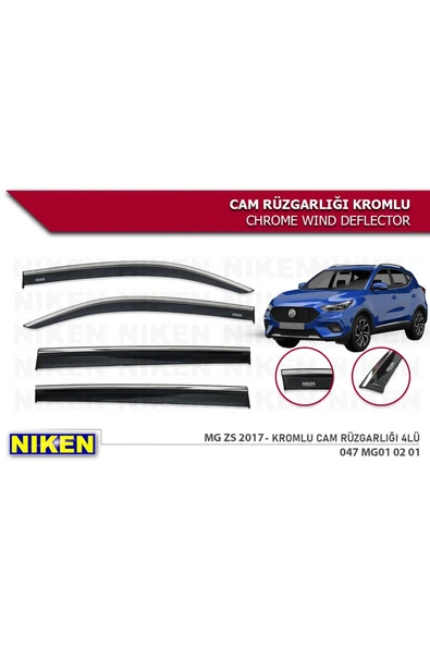 MG ZS 2017-2023 Kromlu Cam Rüzgarlığı ürün görseli 1