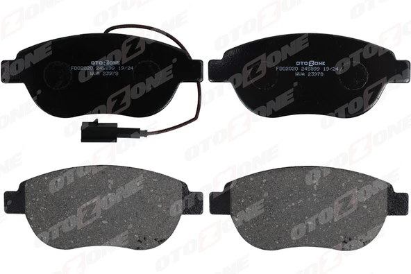 ÖN BALATA DOBLO 1.3-1.9 JTD 07 G.PUNTO 1.3 MJT 05 STILO 05 LINEA 07 BRAVO 07 215mm 1 FİŞLİ GDB1655 ürün görseli 1