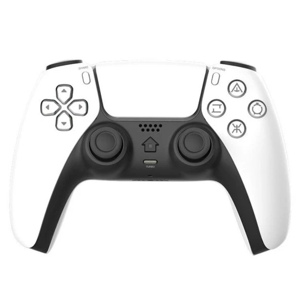 Cosmostech PLAYX PS4 ,PC , Android Tv , Tv Box Mobil Uyumlu Kablosuz Controller Gamepad Oyun Kolu Beyaz-Siyah ürün görseli 1