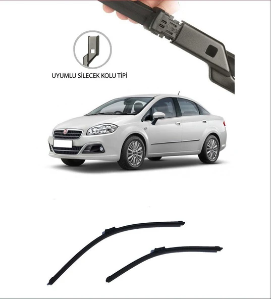 Fiat Linea 2007 ve Sonrası Uyumlu Ön Takım Silecek ürün görseli 1