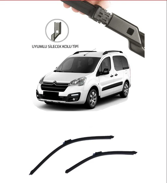 Citroen Berlingo 2008 ve Sonrası Uyumlu Ön Takım Silecek ürün görseli 1