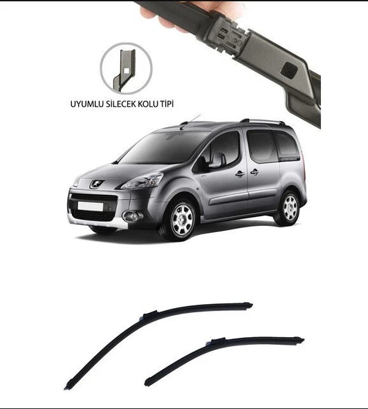 Peugeot Partner Tepee 2008 ve Sonrası Uyumlu Ön Takım Silecek ürün görseli 1