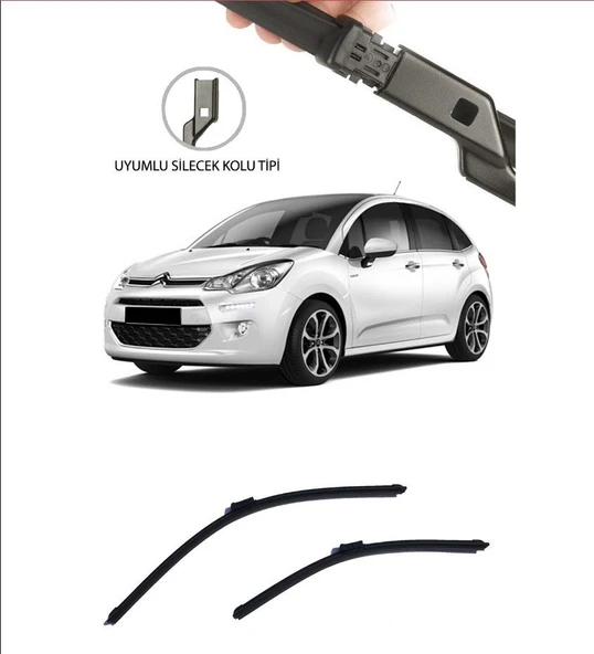 Citroen C3 2010-2016 Ön Silecek Takımı ürün görseli 1