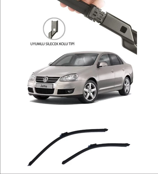 VW Jetta 2006-2010 Ön Silecek Takımı ürün görseli 1
