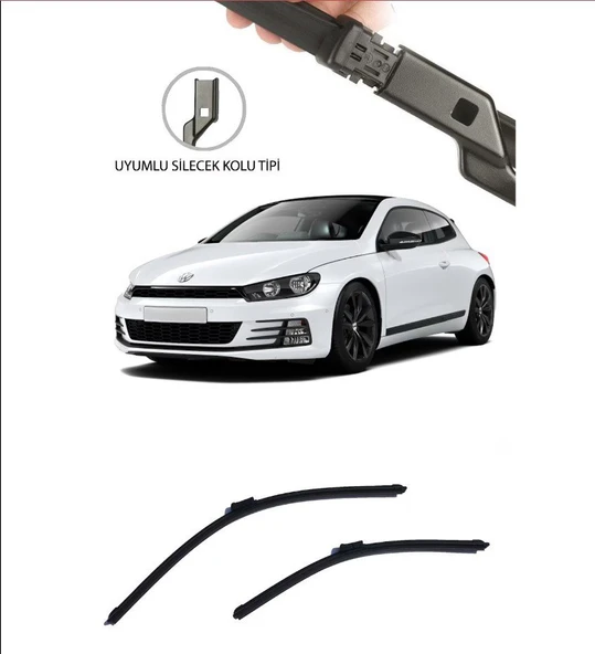 VW Scirocco 2008 ve Sonrası Ön Silecek Takımı ürün görseli 1