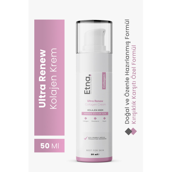 Etna Pharma Ultra Renew Kırışıklık Karşıtı Kolajen Krem 50 ML ürün görseli 1