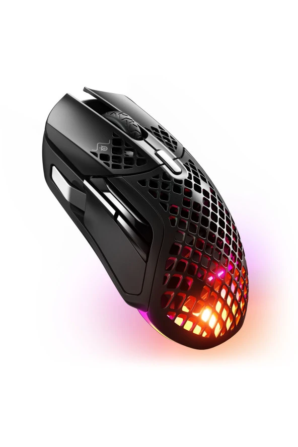 SteelSeries Aerox 5 Wireless SSM62406 Optik 9 Tuş 18000 CPI RGB Siyah Kablosuz Gaming (Oyuncu) Mouse ürün görseli 1