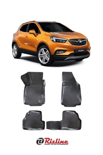 Opel Mokka 2012-2020 Siyah 3D Havuzlu Paspas ürün görseli 1