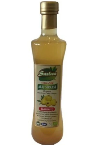 Sazlıca Organik Alıç Sirkesi 2x500 ml ürün görseli 1