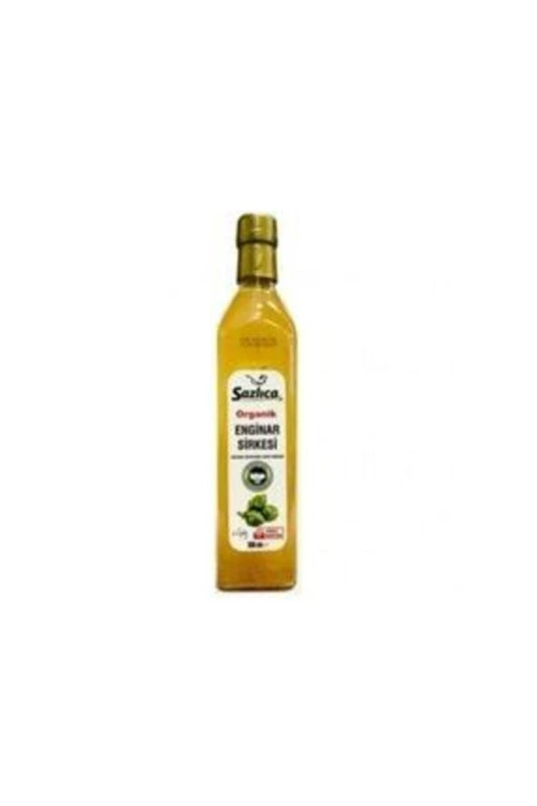 Sazlıca Organik Enginar Sirkesi Cam 500ml ürün görseli 1
