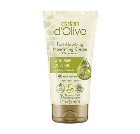 Dalan D'Olive Besleyici Hızlı Emilen Krem 60 ml ürün görseli 1