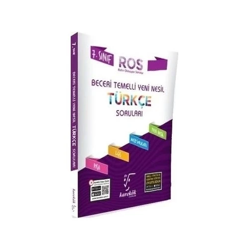 KAREKÖK 7.SINIF TÜRKÇE SORULARI ROS ürün görseli 1