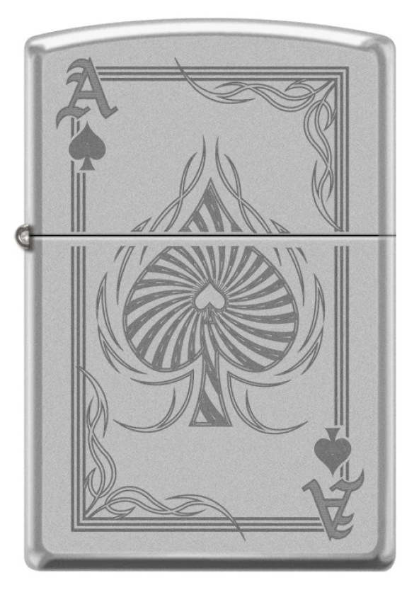 Zippo Ace Of Spades - Maça Dizayn Çakmak ürün görseli 1