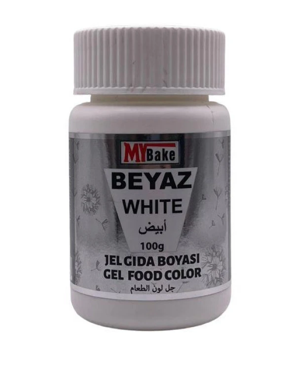 MY BAKE JEL GIDA BOYASI BEYAZ 100 GR ürün görseli 1