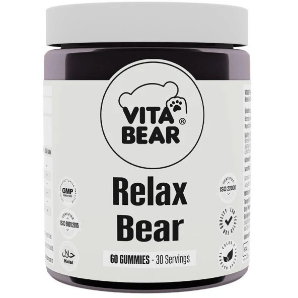 Vita Bear Relax Bear 60 Gummies ürün görseli 1